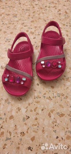 Сандалии crocs c7 для девочки