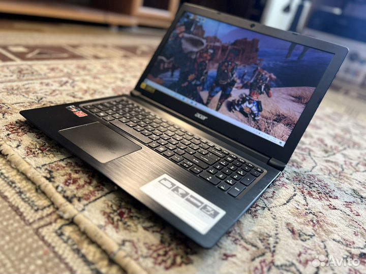 Игровой Ноутбук Acer Ryzen 5-3500u/8гб/Vega 8 2гб