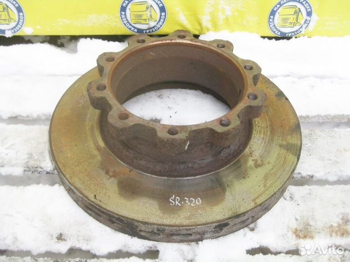 Диск тормозной 1889543 scania, P,G,R,T - series