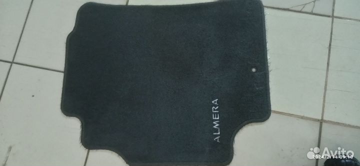 Автомобильные коврики ворсовые Nissan Almera 2шт