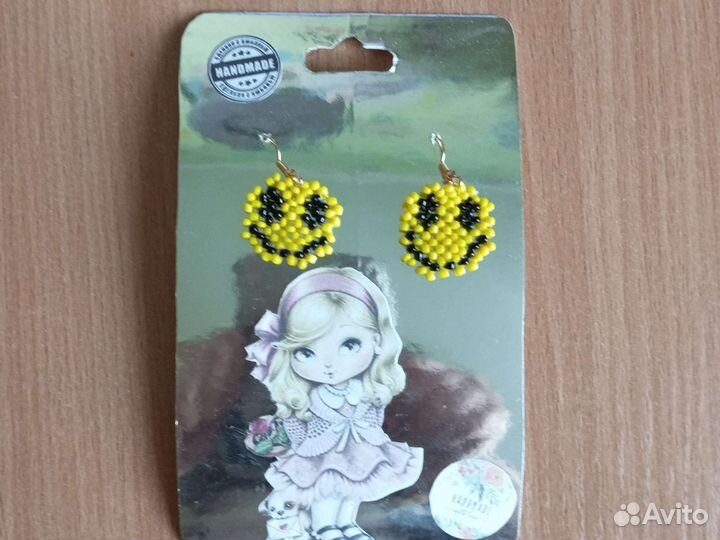 Серьги из бисера 