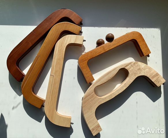 Фермуар для сумки, дерево