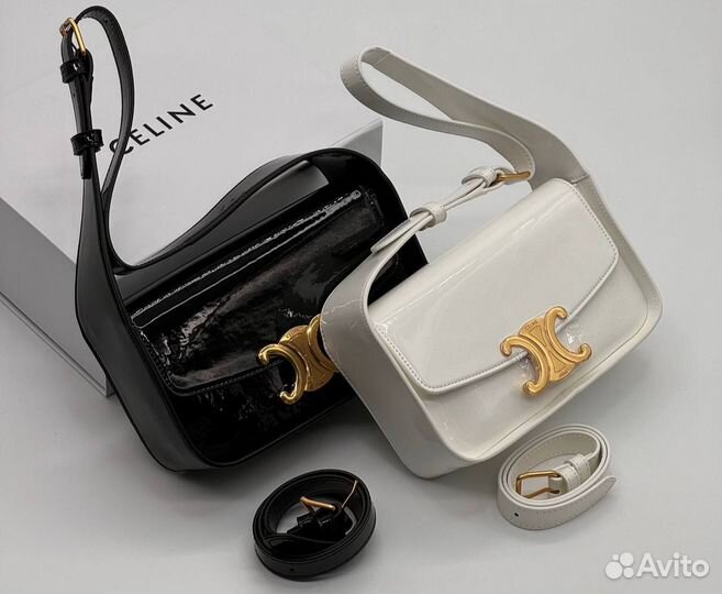 Сумка женская Celine из лакированной кожи