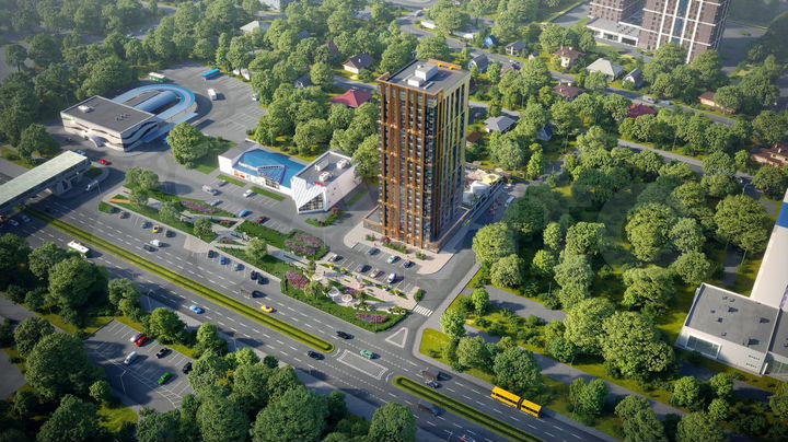 3-к. квартира, 95,1 м², 4/21 эт.