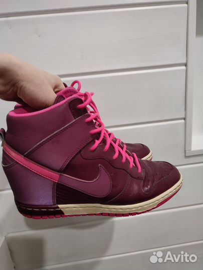 Кеды на танкетке nike 39,5