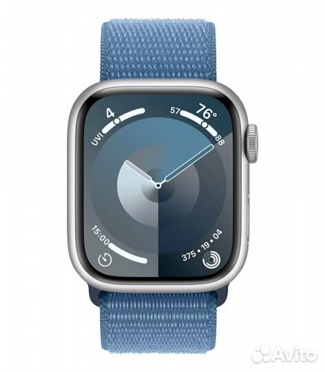 Смарт-часы Apple Watch Series 9 GPS, 45 мм, синий