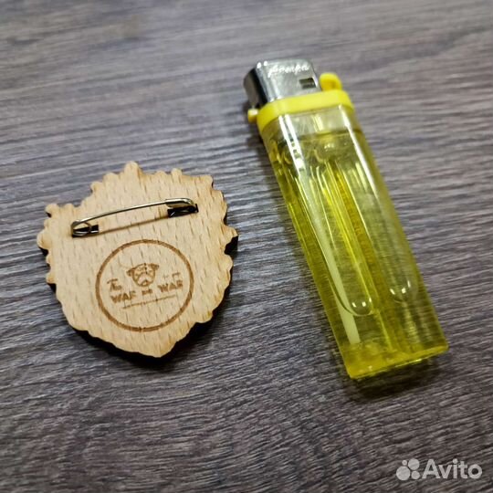 Значок из натурального дерева Waf-Waf Magic Animal