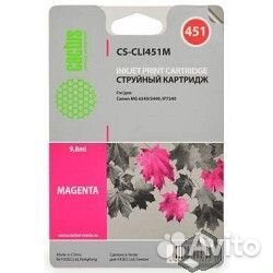 Cactus CLI-451M Картридж струйный CS-CLI451M пурпу