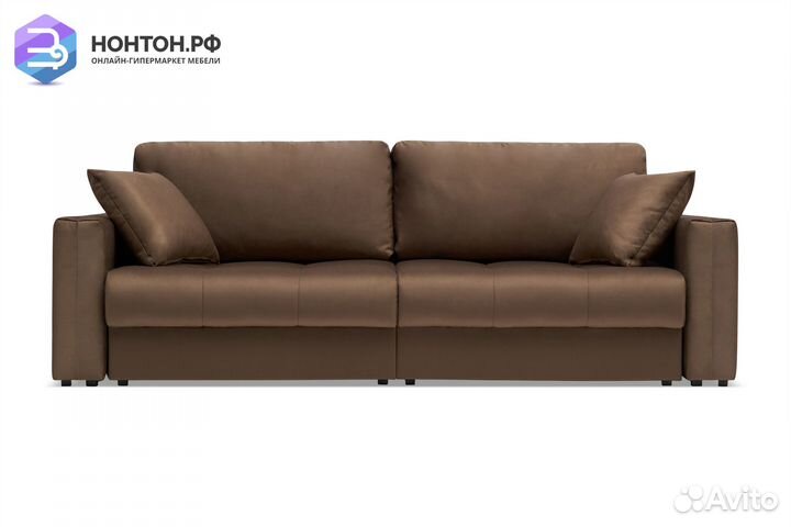 Диван тик-так Монарх коричневый