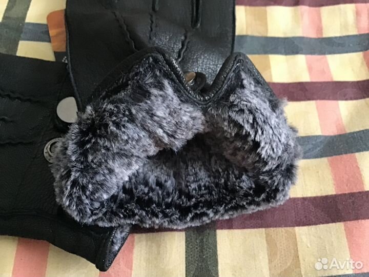 Новые мужские кожаные перчатки