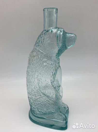 Стеклянная бутылка-штоф