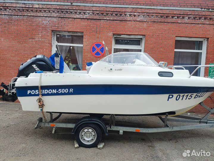 Посейдон 500Р с мотором Mercury 100