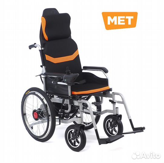 Кресло-коляска MET comfort 21 с подголовником