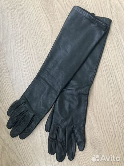 Перчатки женские кожаные 7 5