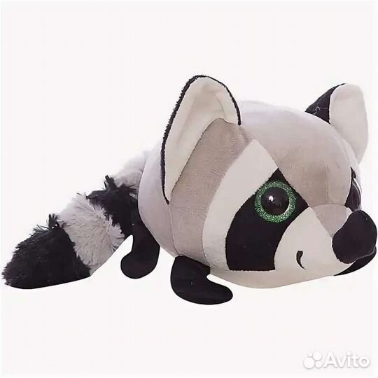 Мягкая игрушка Fancy Енот цвет серый, черный белый