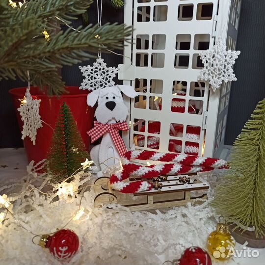 Ëлочные игрушки из фетра 