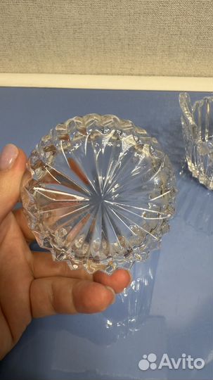 Хрустальная икорница