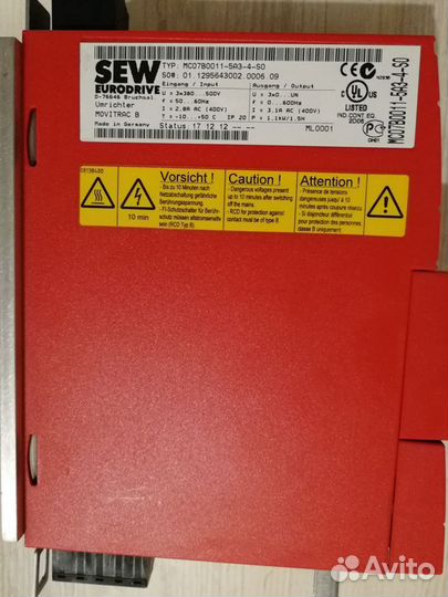 Преобразователь частоты Sew-Eurodrive mc07b0011-5a