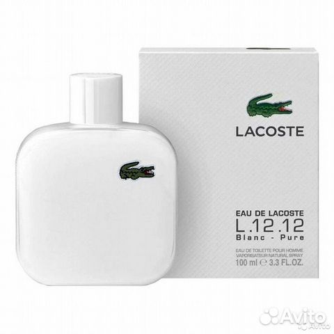 Lacoste мужской белый 100 ml