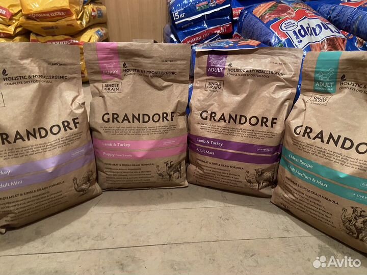 Корм для собак grandorf