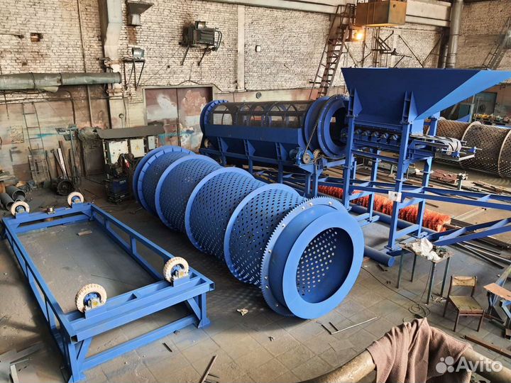 Грохот барабанный (грохот для тбо), троммель