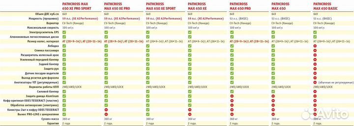 Квадроцикл aodes(BRP) pathcros 650 basic двухместн