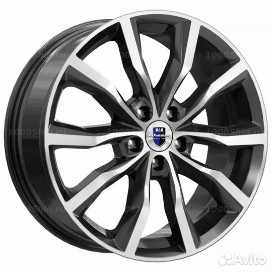 Диск 7,5*18 5*114,3 ET45 67,1 кик Портер (кс906) Алмаз черный