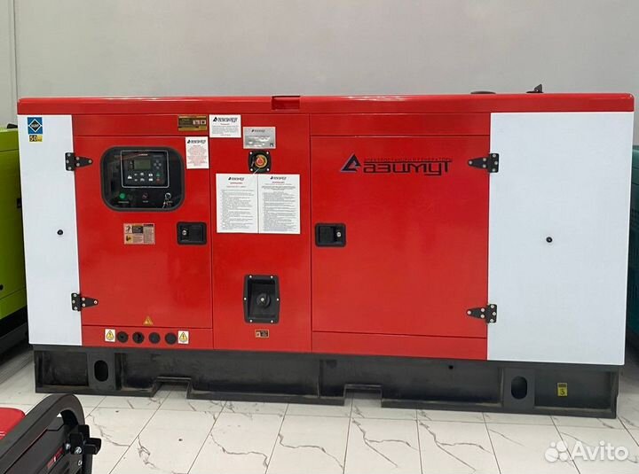 Дизельный генератор 80 кВт в кожухе