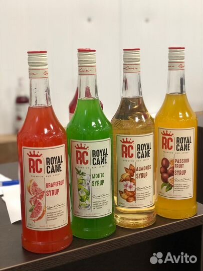 Сиропы коктейльные Наличие