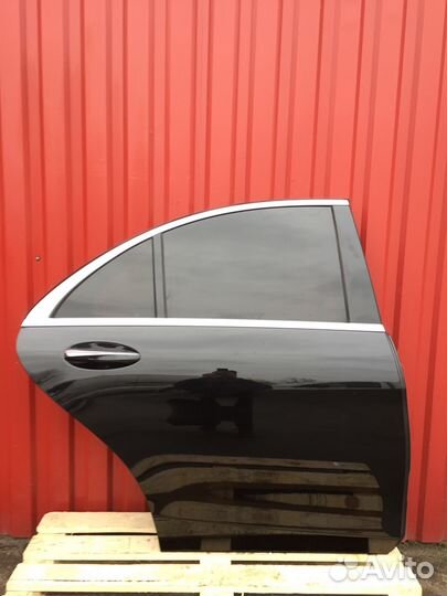 Дверь задняя правая мерседес W222 черная