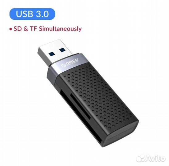 Orico SD картридер USB 2.0, USB 3.0, m2 nvme