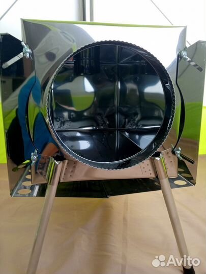 Печь туристическая Пошехонка Средняя на 30 л. c 3D