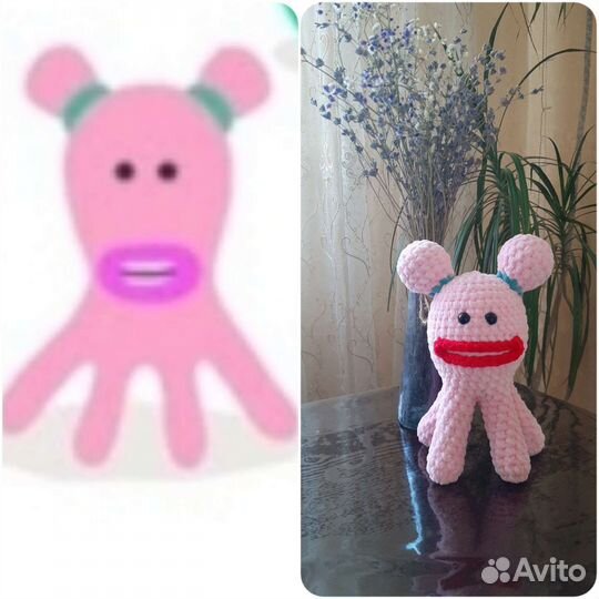 Морфики игрушки Бородо вязаные крючком