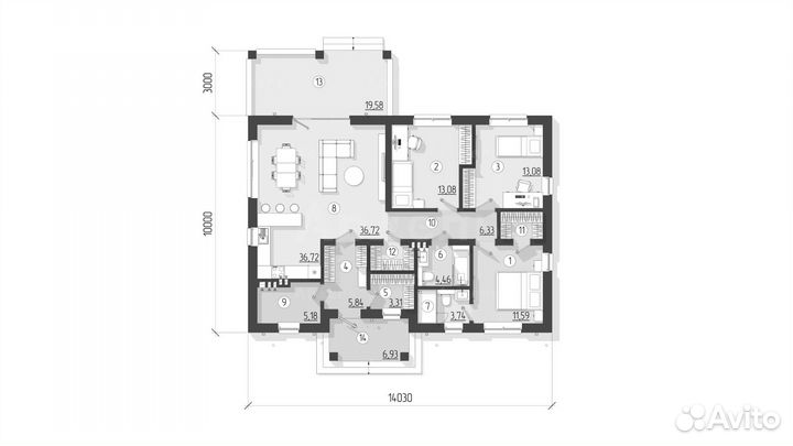 Дом 135м2 под ключ за 4-6 месяцев. Гарантия 10 лет