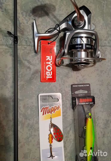 Набор спининг maximus zircon с катушкой ryobi