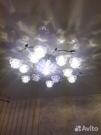 Люстра потолочная бу