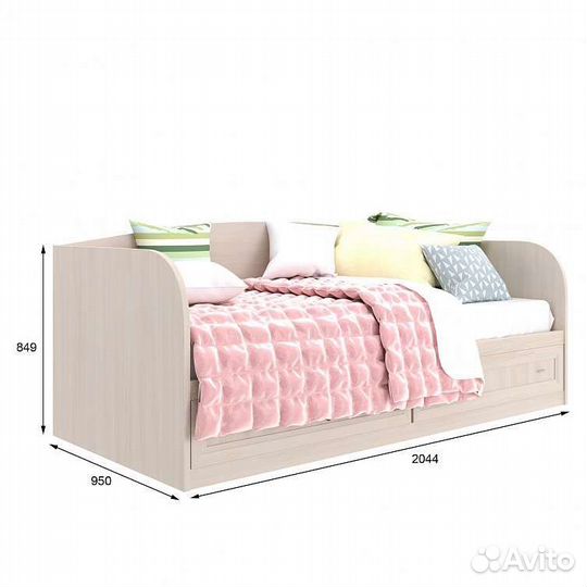 Детская кровать от 3 лет с матрасом бу