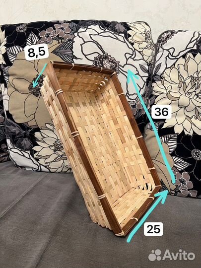 Корзина плетеная для подарков корзинки