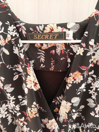 Шифоновое платье 48 размер