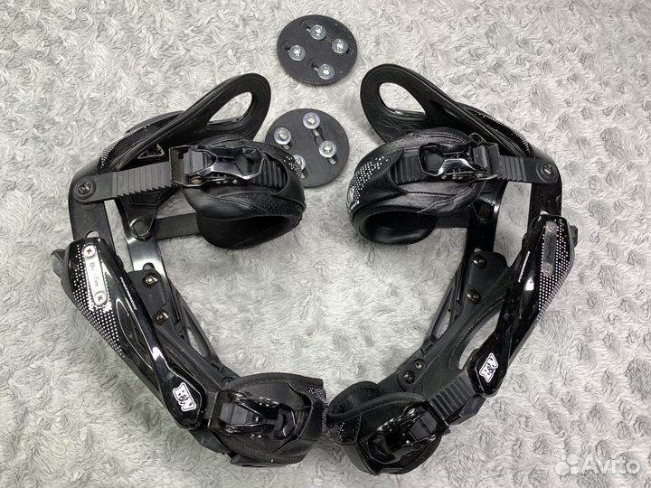 Крепления для сноуборда M/L Black Fire