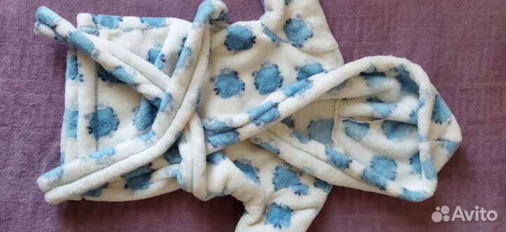 Детский махровый халат 92-100