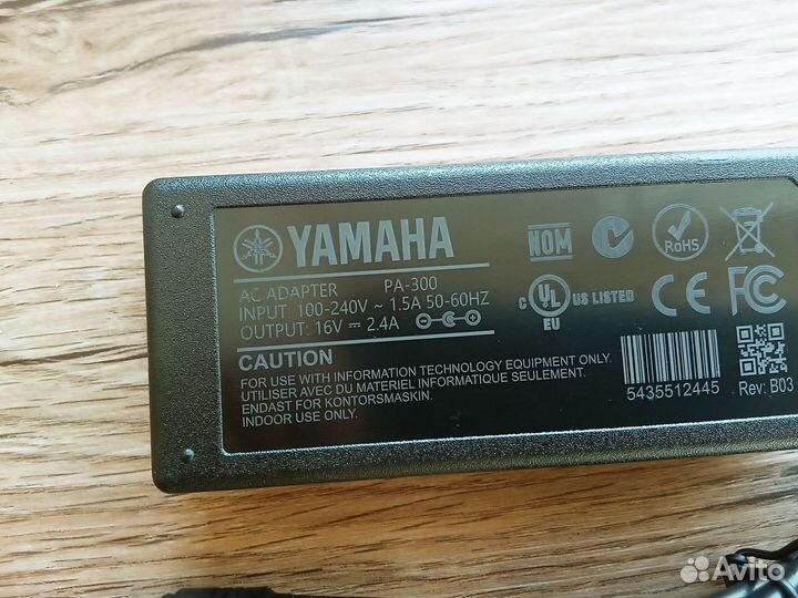 Блок питания для Yamaha рsr-1100 (PA-300C)