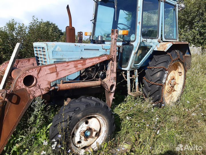 Синий трактор мтз 82