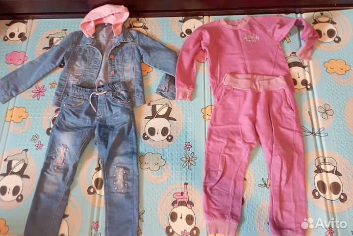 Одежда для девочки пакетом 5 лет