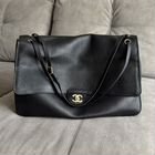 Сумка Chanel maxi flap bag черная