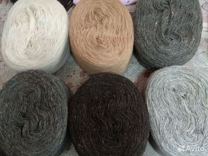 Пряжа рассказовская 100 шерсть