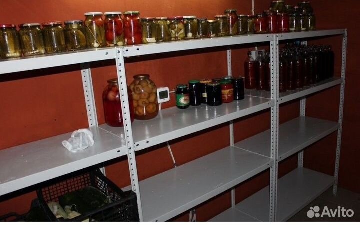 Стеллаж металлический 2 м х 1 м х 50 см