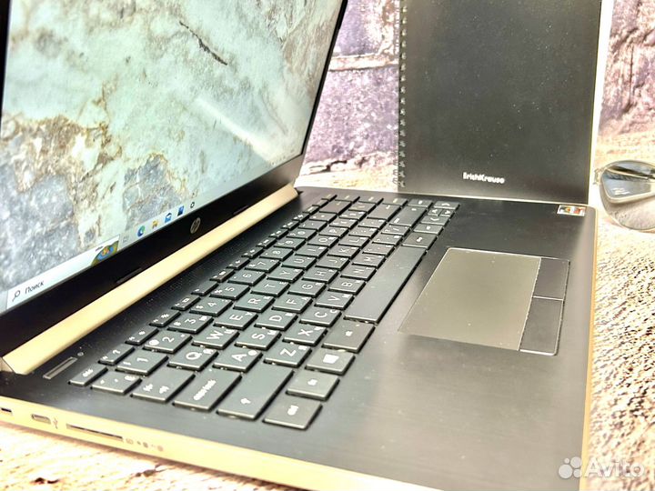 Тонкий ультрабук HP на AMD Ryzen 5