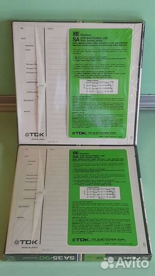 Новая TDK SA35 90EE, made in Japan