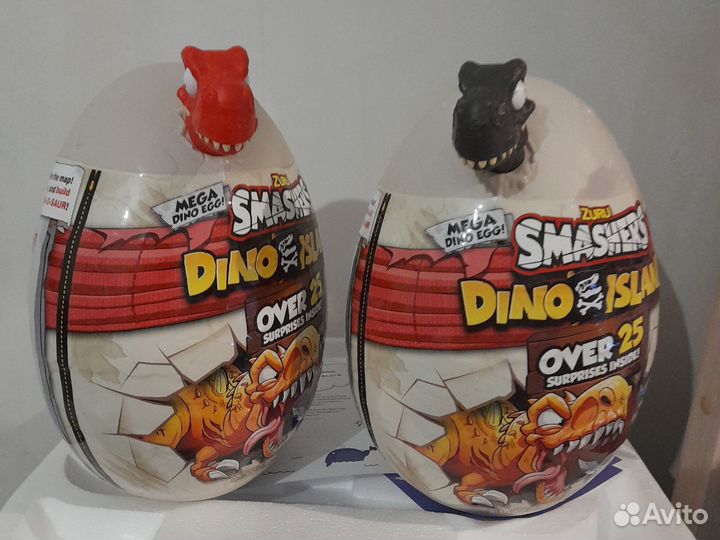 Яйца дино smashers большие